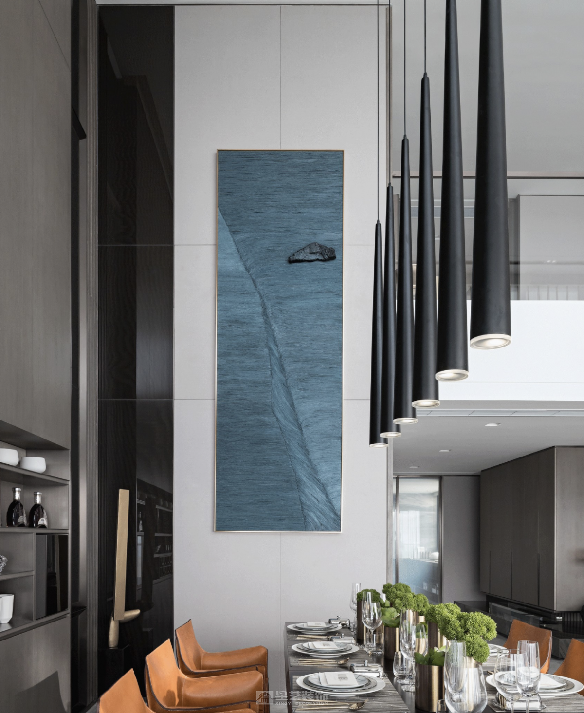 頂層躍層——復(fù)式挑空的廳