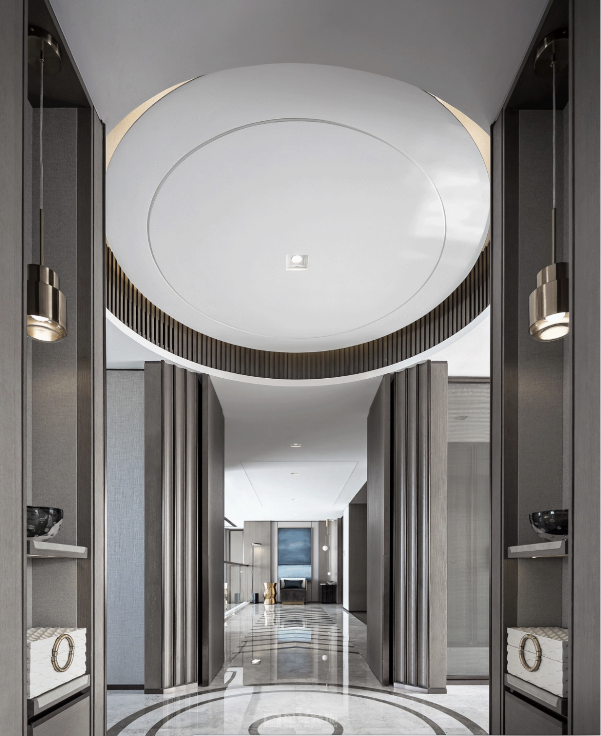 頂層躍層——復(fù)式挑空的廳