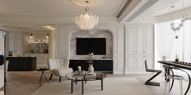 法式奶油風格復式雅居