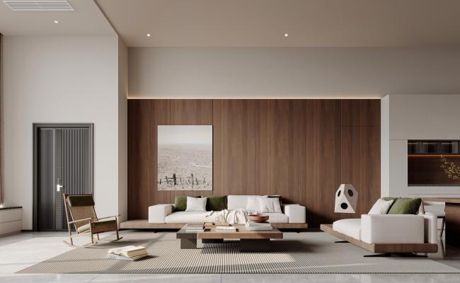 挑空復(fù)式｜干凈的家主打的就是溫柔和舒適